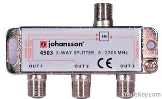 3 way & 5-2300 MHz TV Satellite Splitters