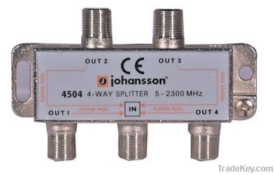 4 way & 5-2300 MHz TV Satellite Splitters