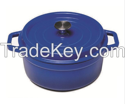 Enamel cast iron casserole