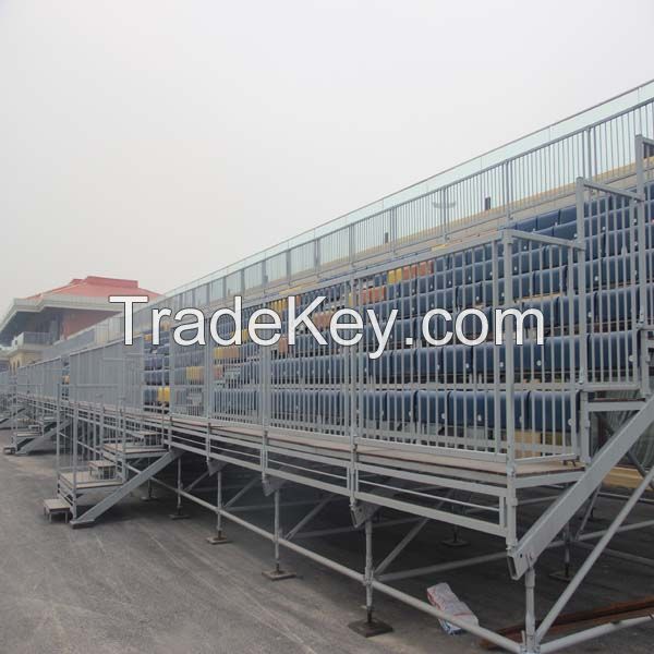 Best sales outdoor fixed bleachers/ grandstand with steel frame 