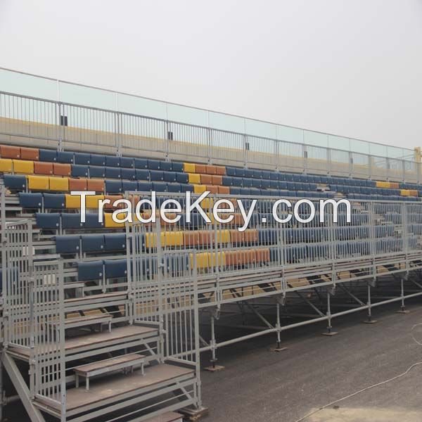 Best sales outdoor fixed bleachers/ grandstand with steel frame 