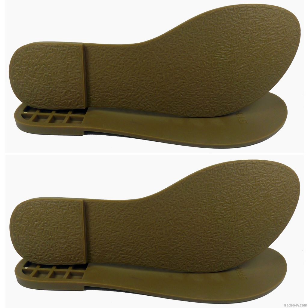 TPR shoe soles of Women's sandals, flat shoes outsoles