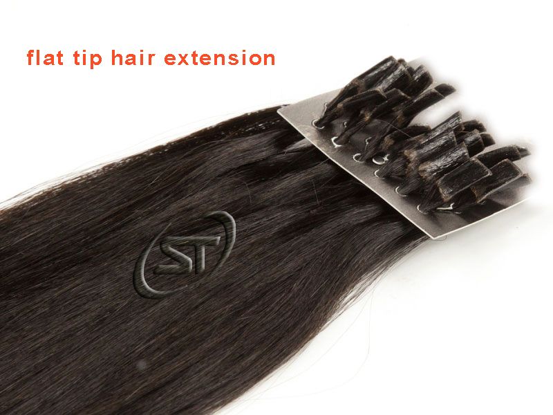 keratin/bonded human hair extensions