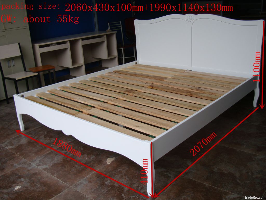 Hotel solid wood bed Hotel furniture