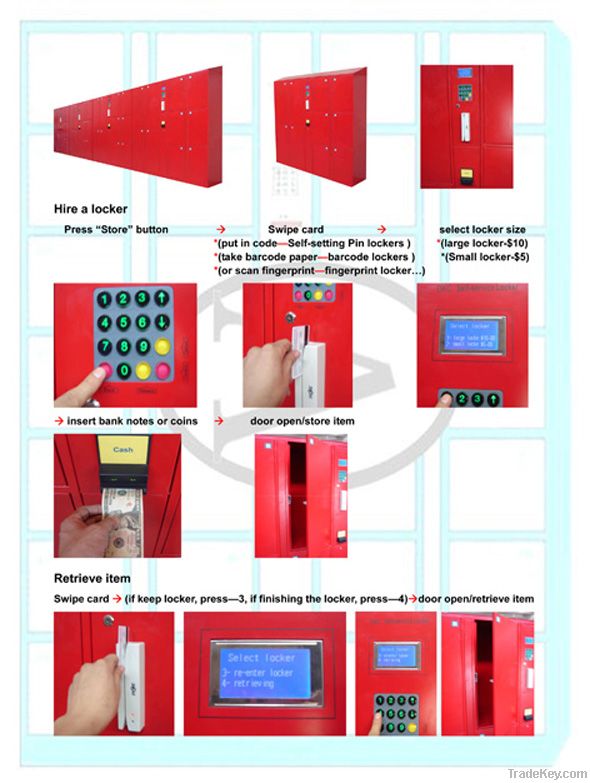 Cash(coin, note) Locker