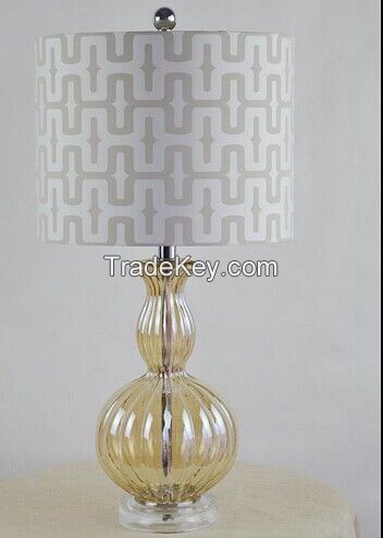 glass table lamp