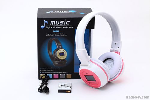 7 in 1 HIFI Wireless SD or MMC card wireless headphone Earphone