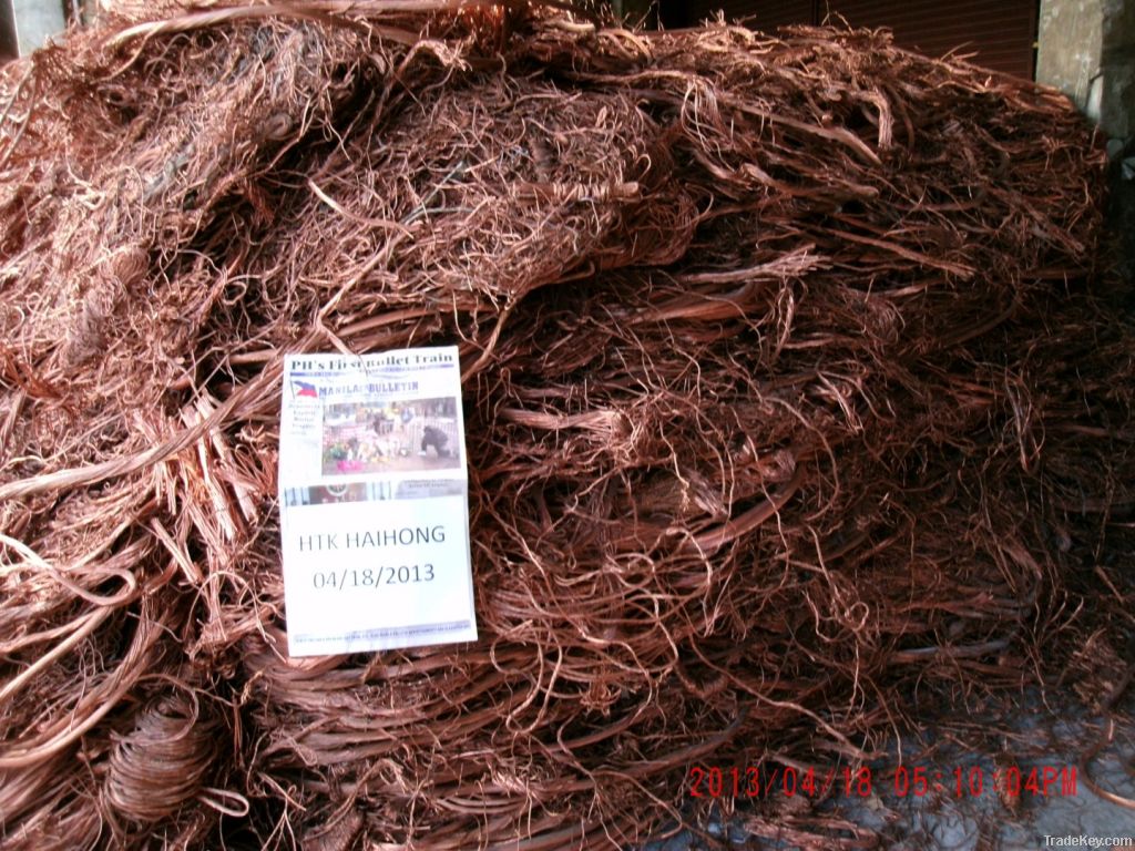 good quantitiy copper scrap 99.9%