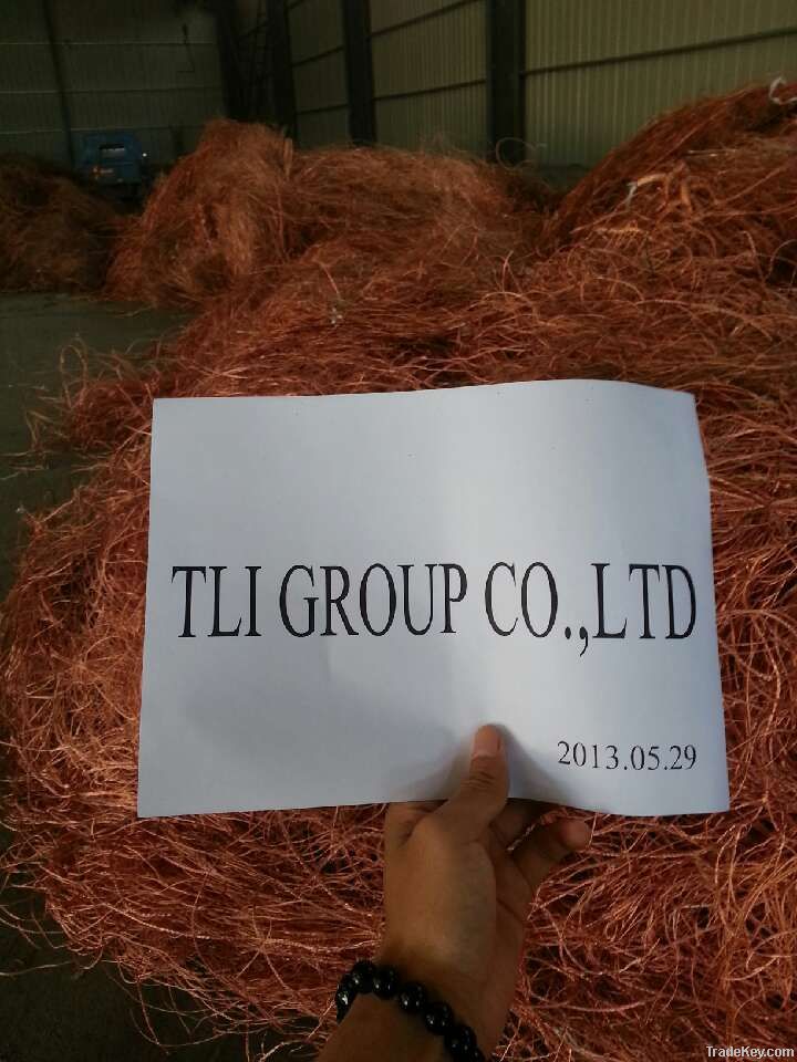 best  quanttiy Copper Scrap 99.9% selled by factory directly