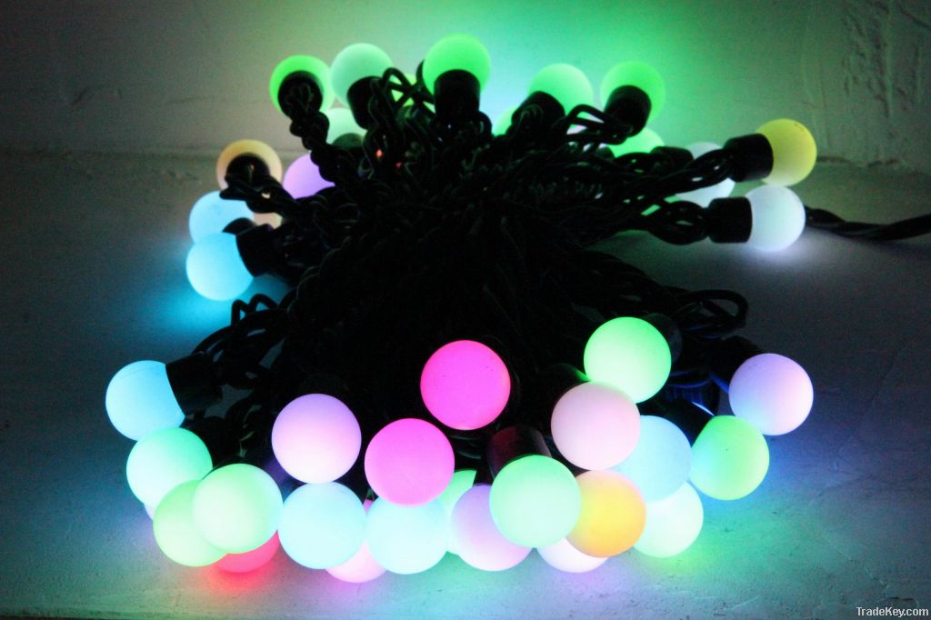 LED Christmas decorative light RGB LED ball string light