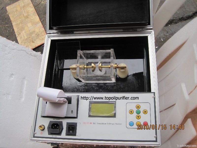 Transformer Oil Breaking Voltage Detector, Oil Analyzer