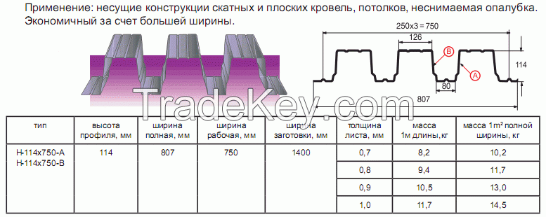 profiled sheet