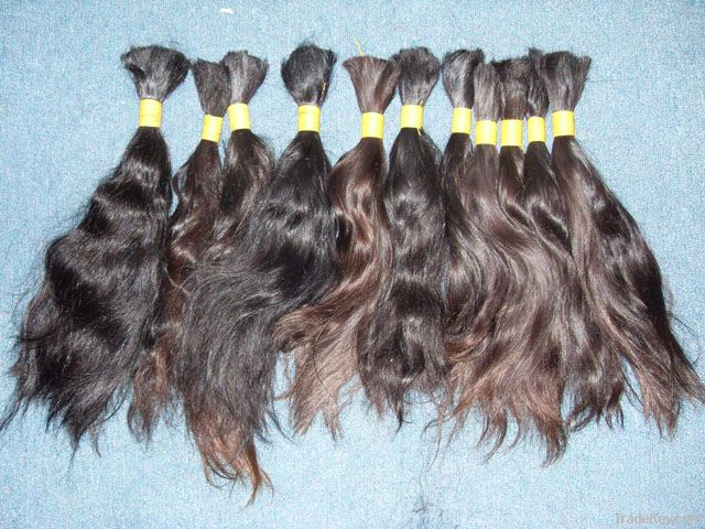 Chinese remy hair bulk 16"