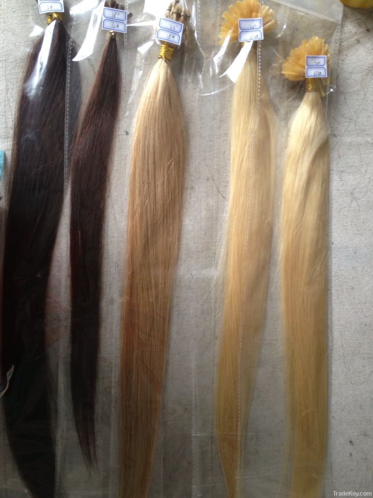 U-tip hair extensions, micro-ring hair extensions