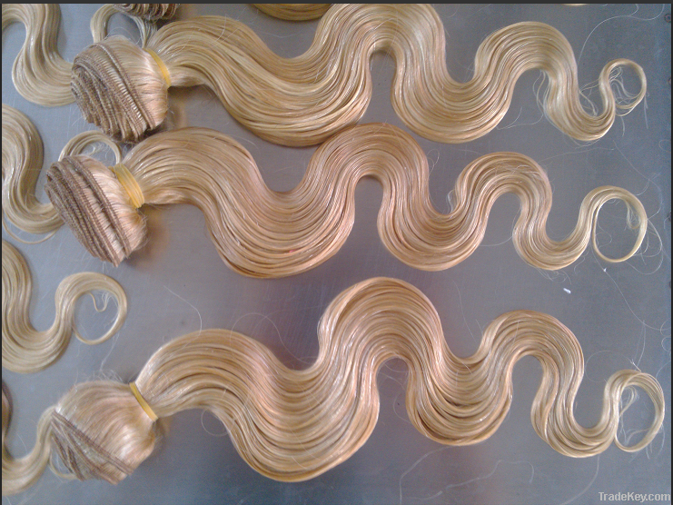 factory price, high quality, mixed colour body wave hair weft