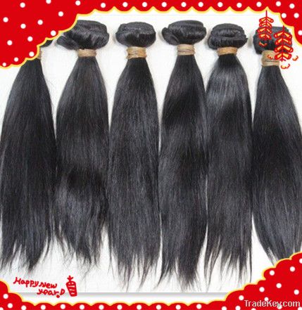 Mongolian hair weaves without animal hair, no sythetic, machine weft