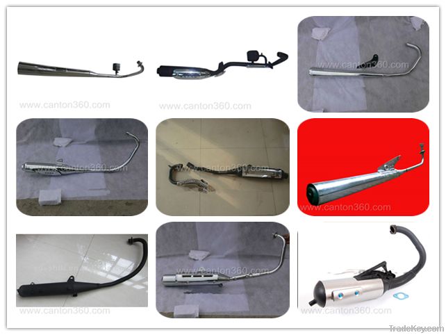 Motorcycle Muffler For   Honda Yamaha Bajaj