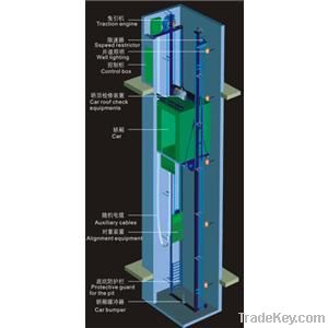 Machine roomless freight elevator Freight elevator