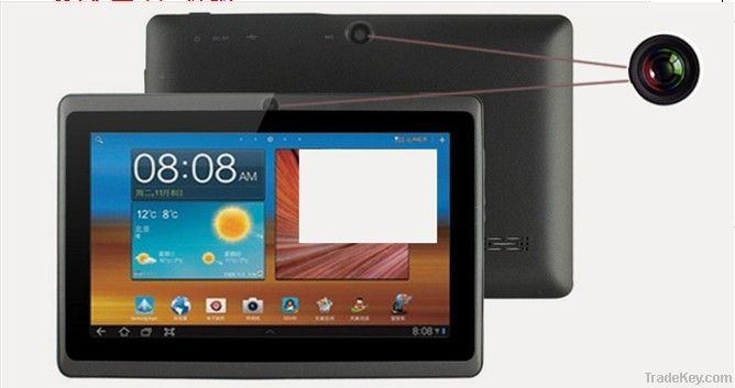 7&quot; tablet pc, 2 cameras