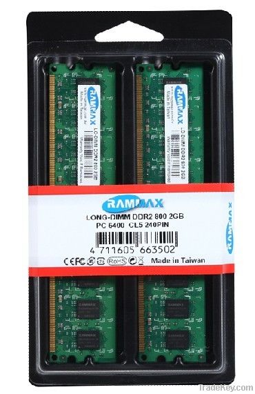 2GB DDR2 RAM memory modules PC 800 RAM PC6400