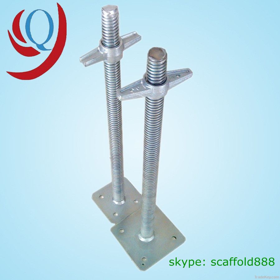 Scaffolding adjustable jack base