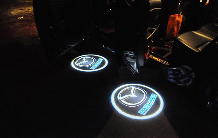 Auto logo lamp/Led Car shadow ghost logo light,high quality car door laser projector light