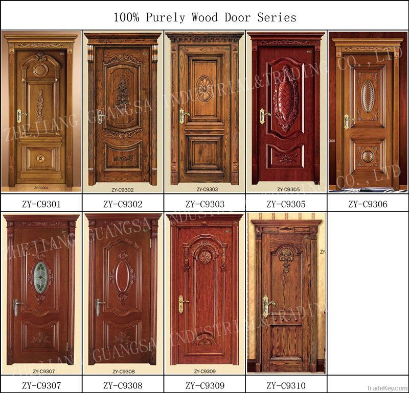 Solid Wood Interior Door(ZY-C9301)