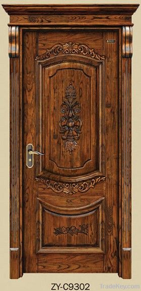 Solid Wood Interior Door(ZY-C9302)