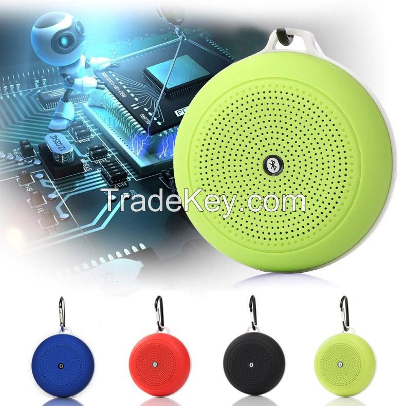 Hang buckle Hands-free Function Portable Mini Bluetooth Speaker Portable Speaker Support for Outdoor 