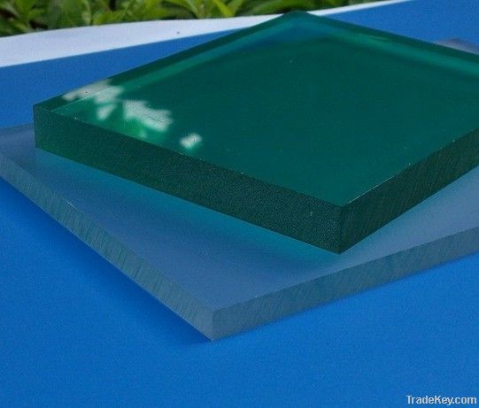 Polycarbonate solid sheet with uv protection for 10yrs warranty