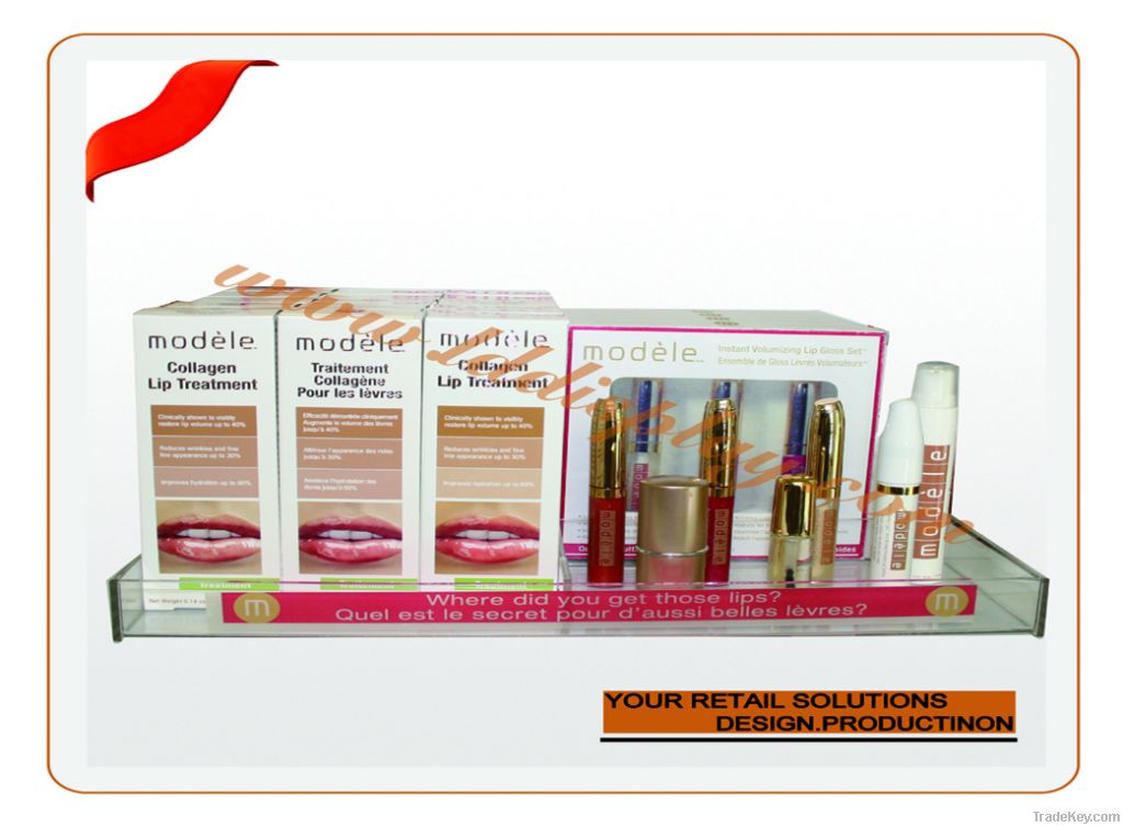 countertop pop cosmetic cardboard display box