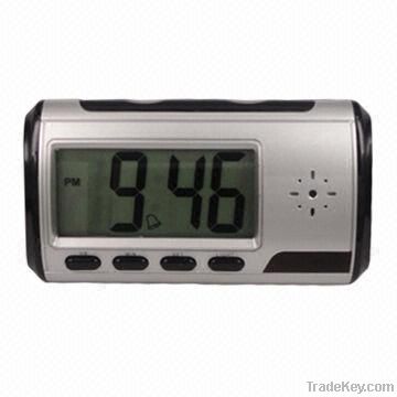 Spy Electronic Digital Alarm Clock Video DVR Recorder with Remote Cont