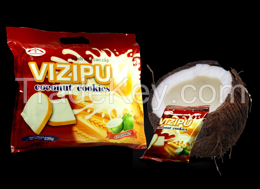 Cookies with Coconut of VIZIPU Brand.