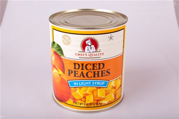 425G canned yellow peachs in syrup