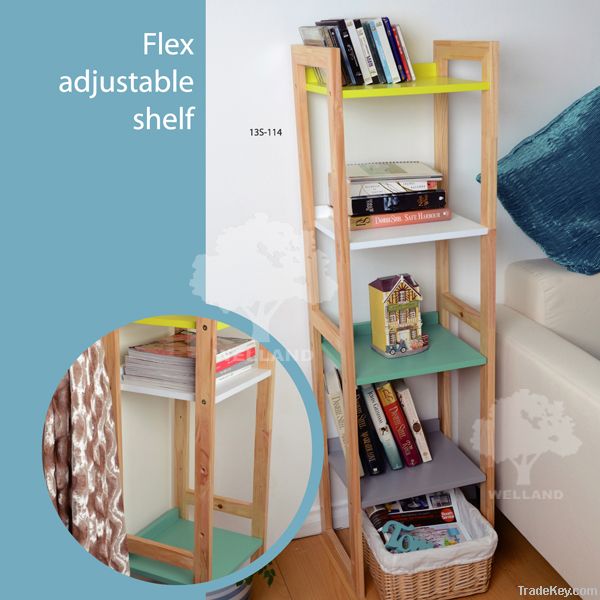 Flex adjustable shelf