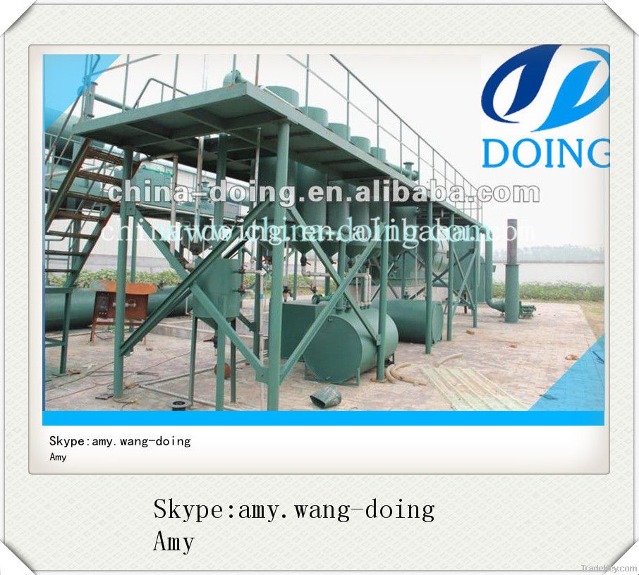 used tires pyrolysis oil machine