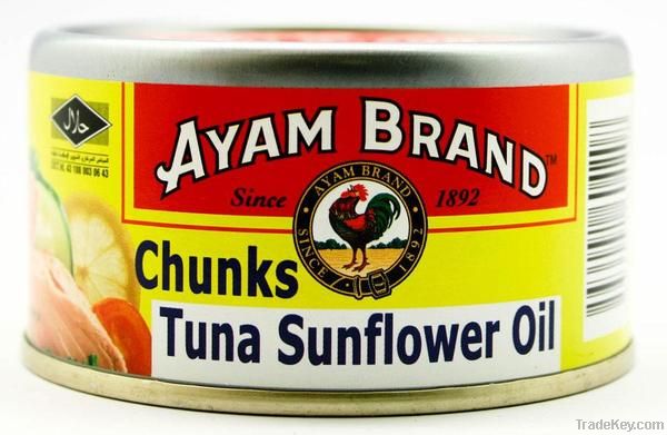 Ayam Brand Tuna Chunks in Sunflower Oil