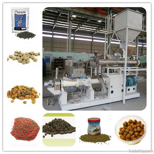 Wet Extrusion Floating and Sinking Fish Feed Machine In Stock
