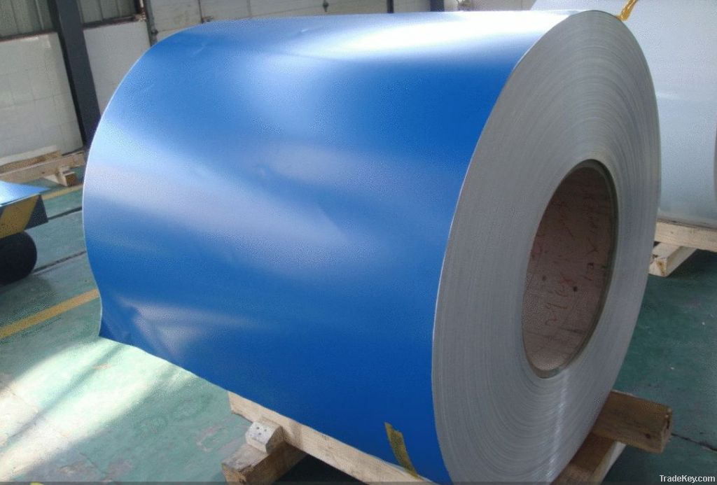 Color cated aluminum roofing coil