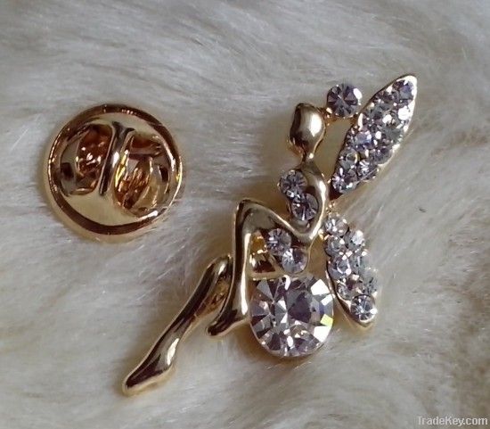 angel girl stud brooch