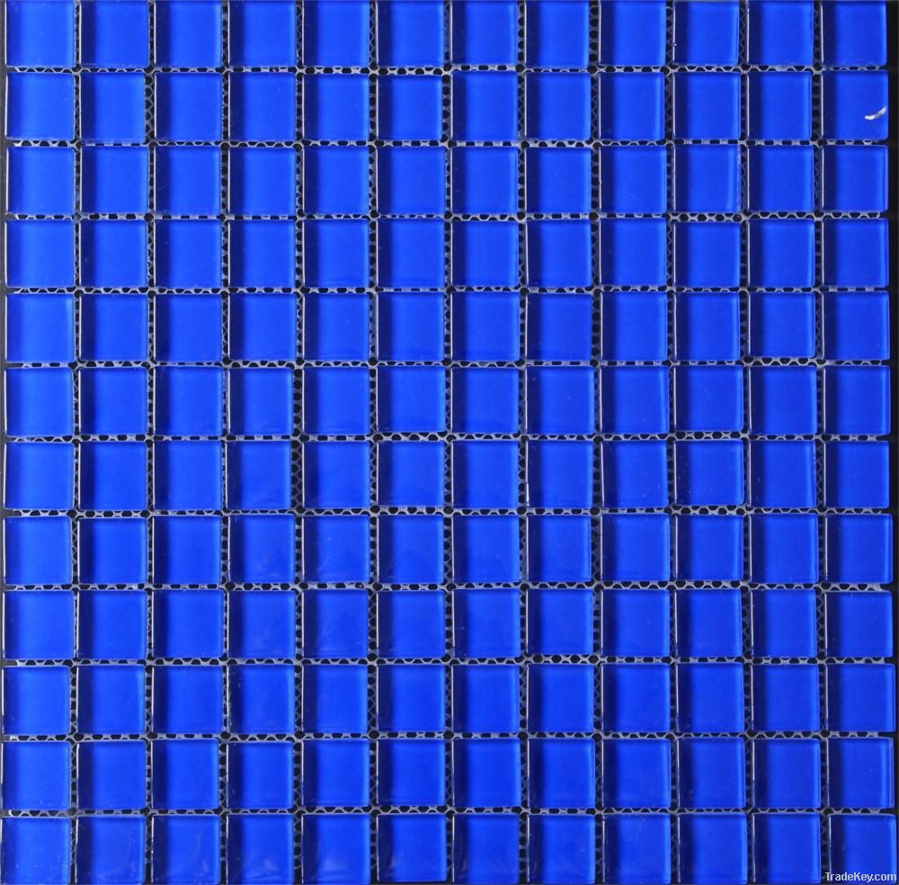 Crystal glass mosaic tile for swimming pool