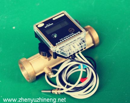 No reflection plate ultrasonic heat meter