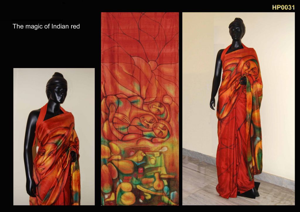 Hand Painted Saree