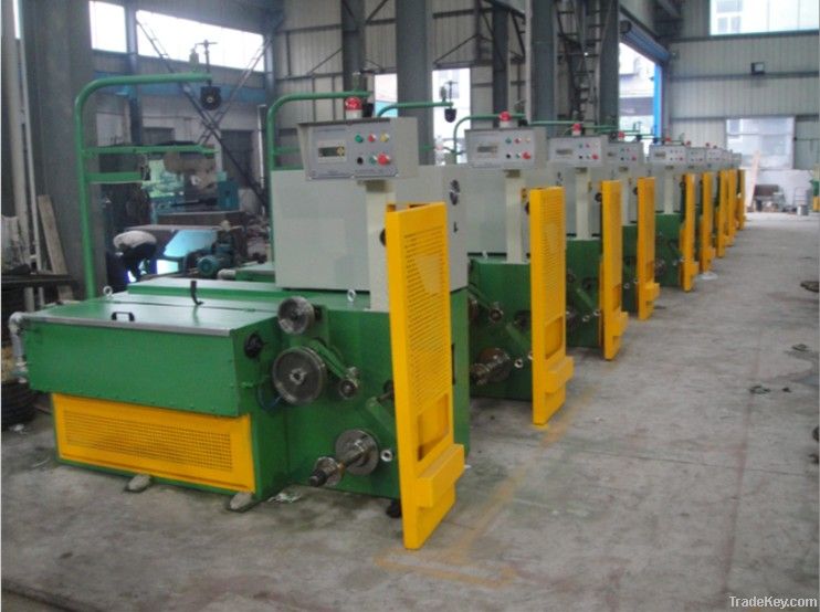 Wet wire drawing machine