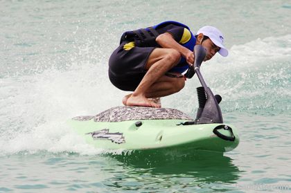 jet powered surfboard