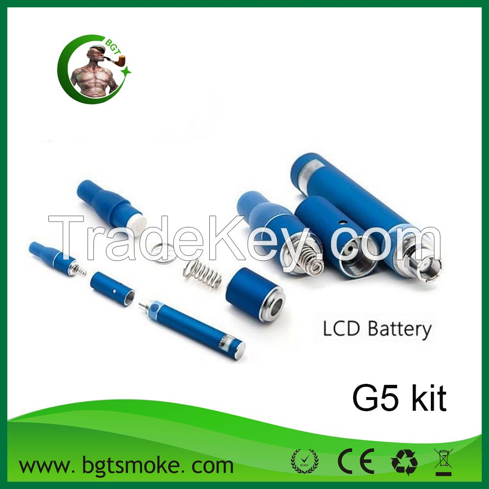 2015 new product electronic cigarette dry herb weed smoking vaporizer G5