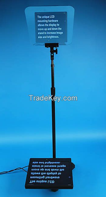 broadcasting new design portable 15'' LCD presidential teleprompter