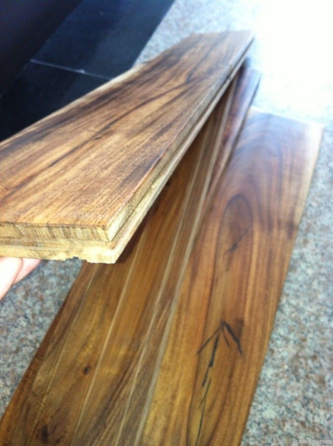 solid acacia flooring(small leaf)