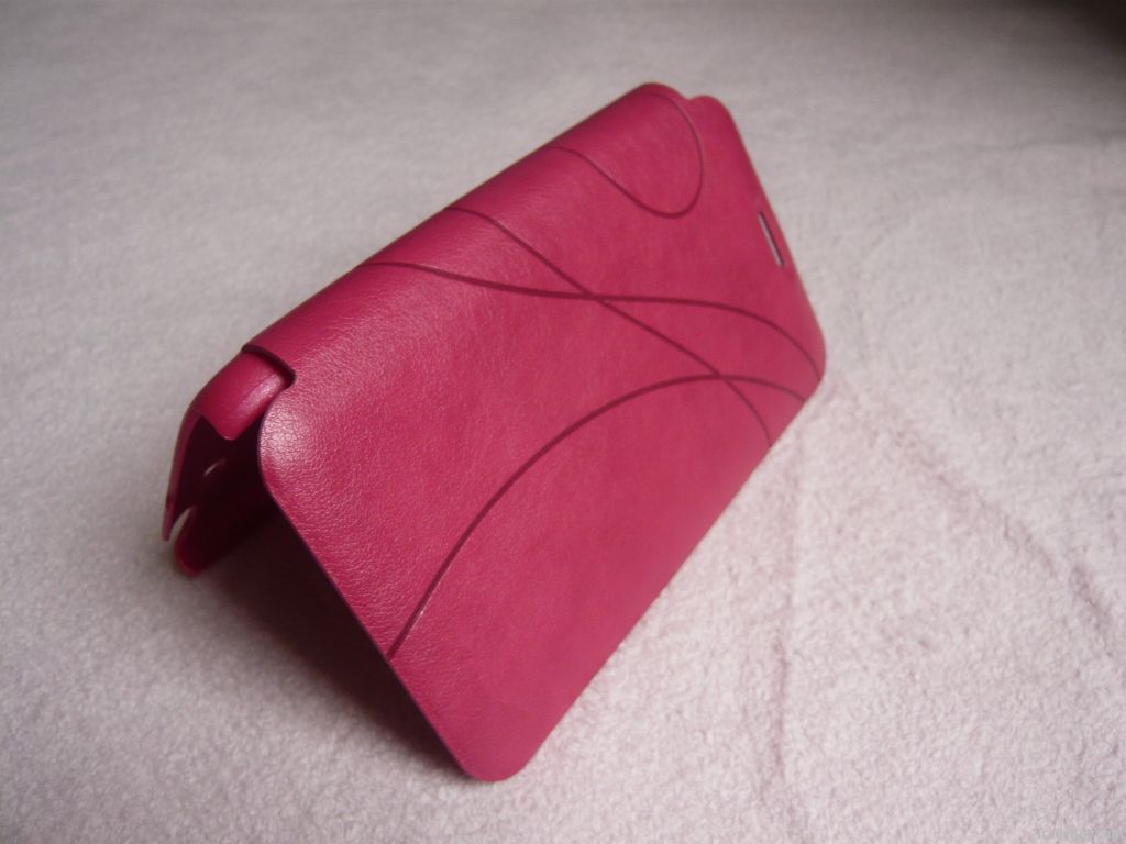 Competitive price! soft leather case for samsung series and iphone4, 5