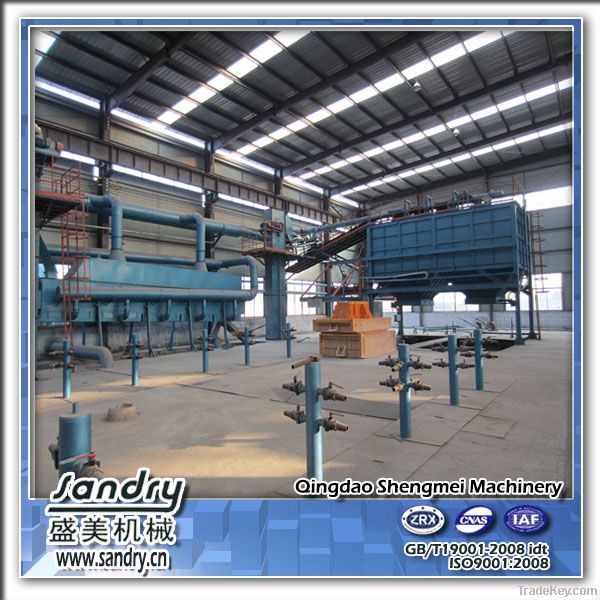 High quality v process casting plant